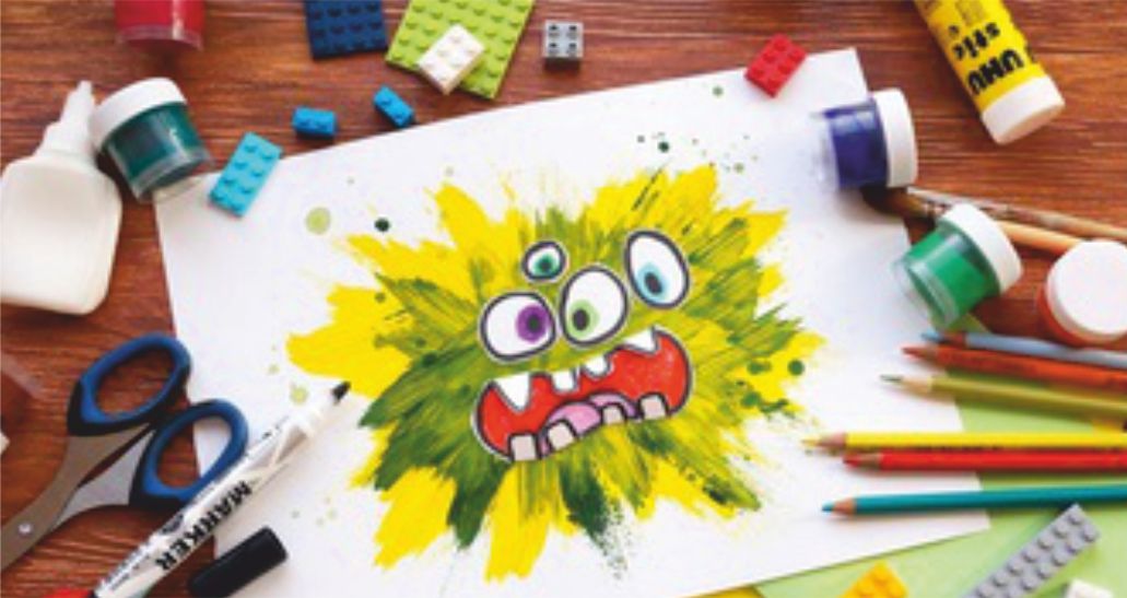 Урок рисования для детей: Веселые Монстрики
