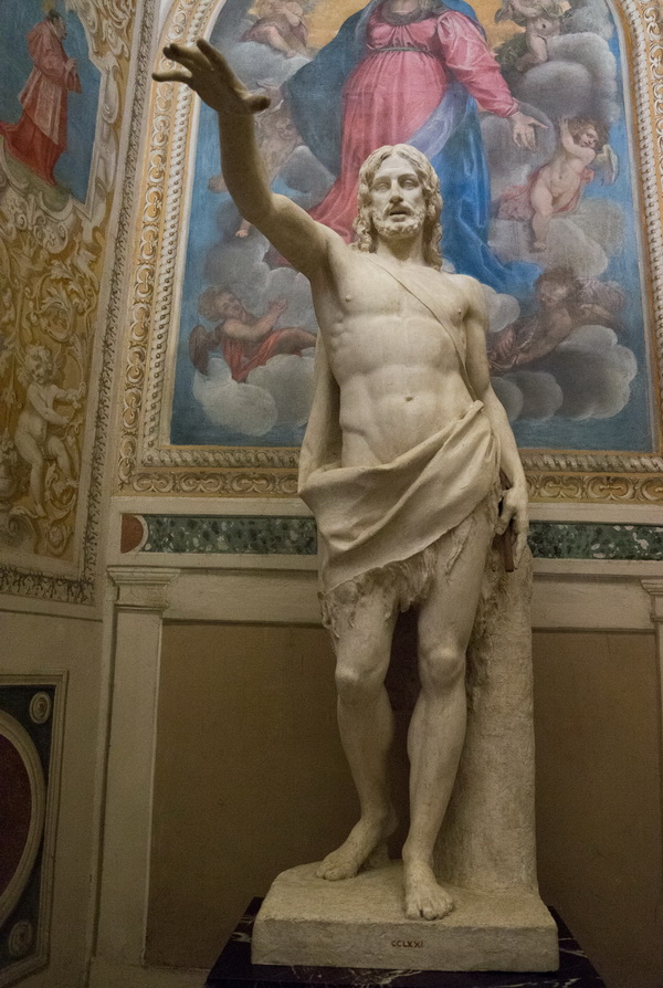 Скульптура Святого Иоанна Крестителя. Скульптор Гудон