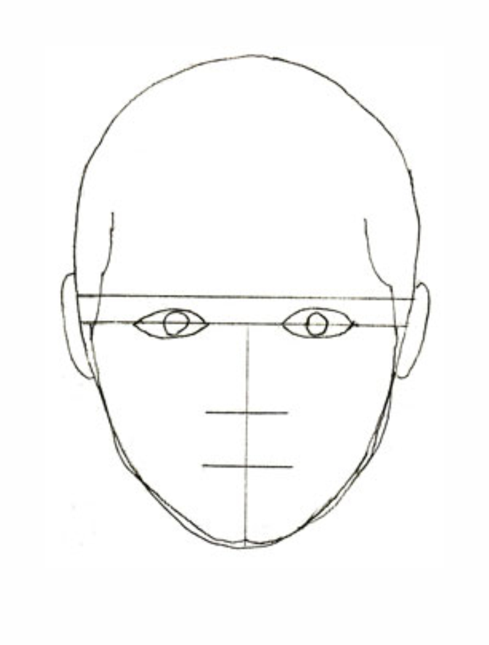 Урок рисования: Как нарисовать лицо человека поэтапно карандашом. 3 этап