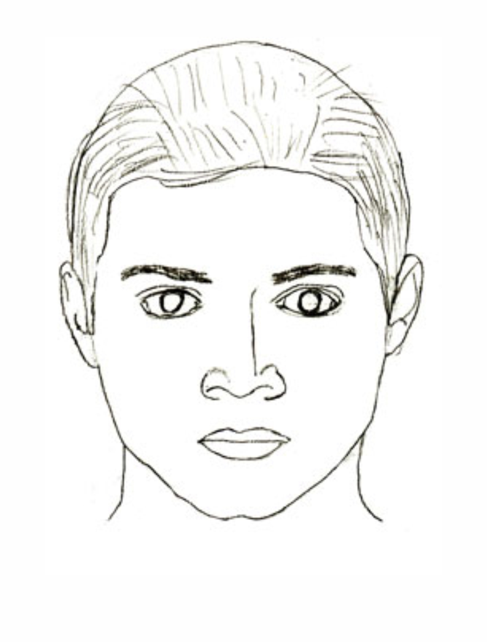 Урок рисования: Как нарисовать лицо человека поэтапно карандашом. 5 этап