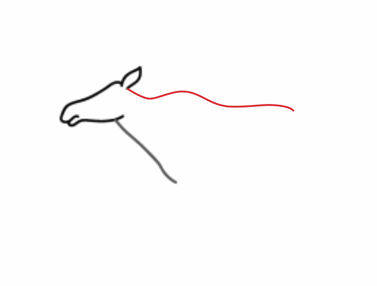 Урок рисования: Как нарисовать лося поэтапно карандашом. Этап 4.