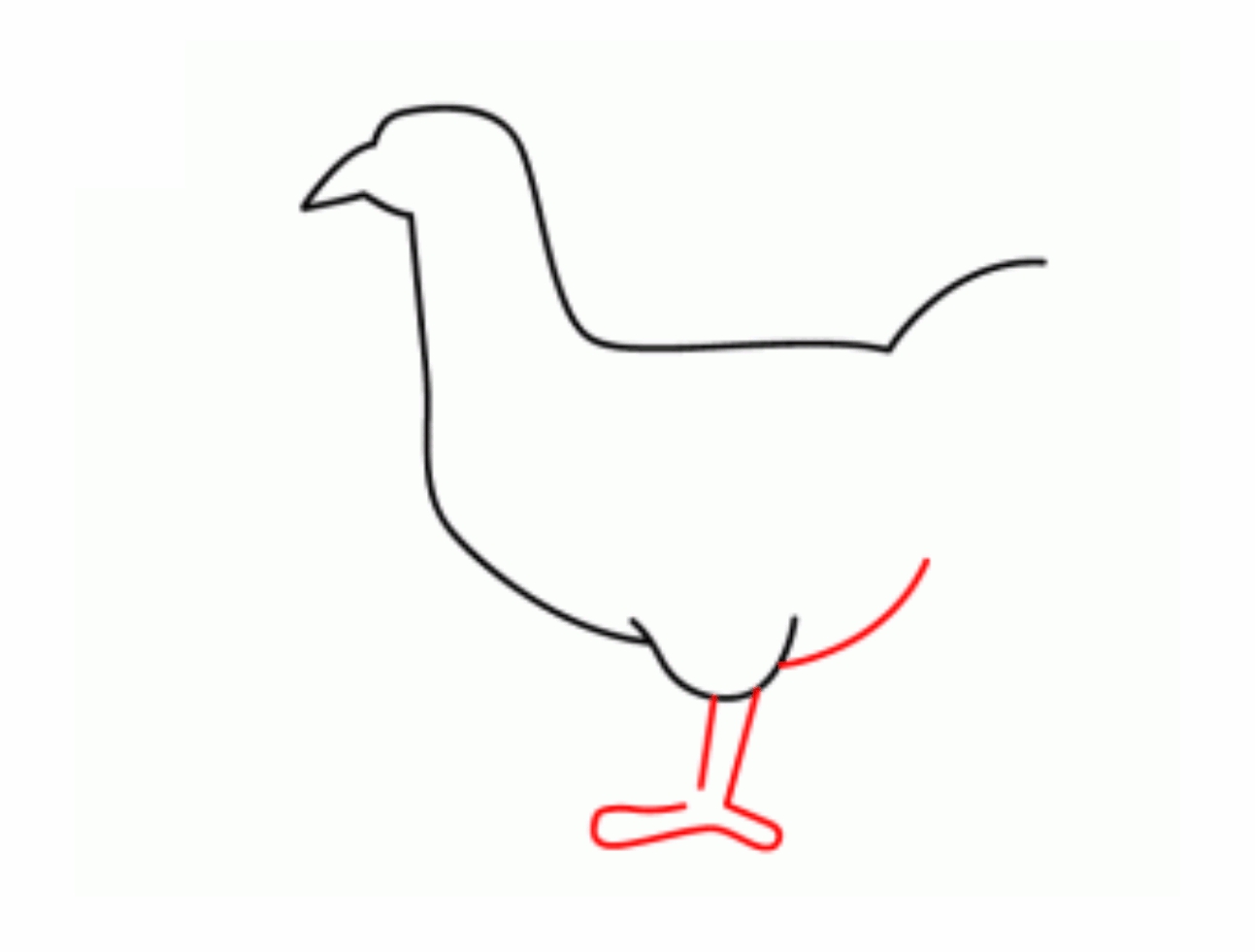 Урок рисования: Как нарисовать цыпленка поэтапно карандашом. Этап 3
