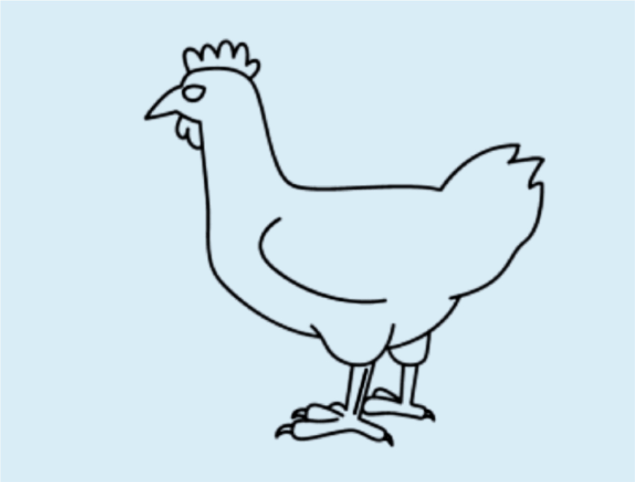 Урок рисования: Как нарисовать цыпленка поэтапно карандашом
