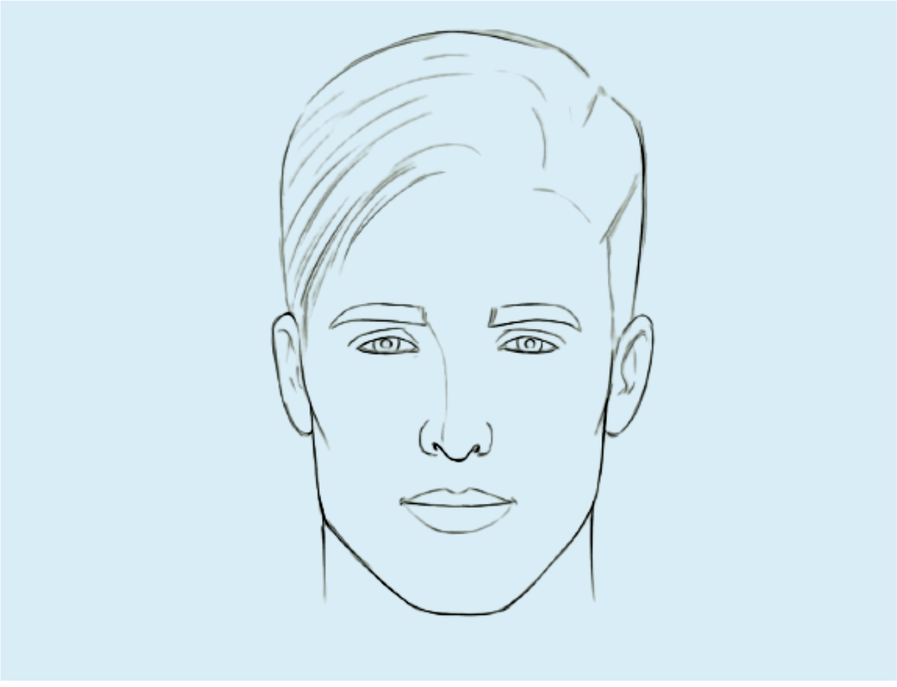 Урок рисования: Как нарисовать голову человека поэтапно карандашом