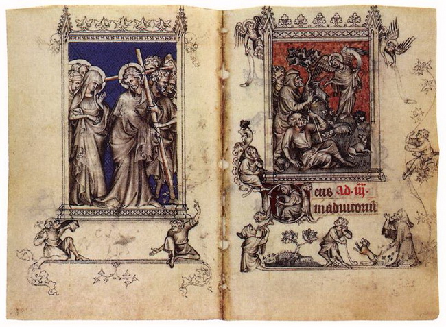 "Часослов Жанны д'Эвре". Жан Пюсель. 1325 -1328 гг.